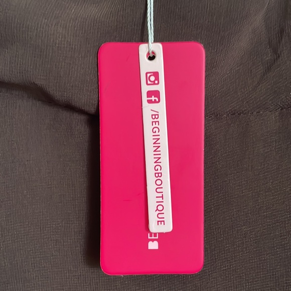 Beginning boutique brown mini dress - Picture 5 of 9